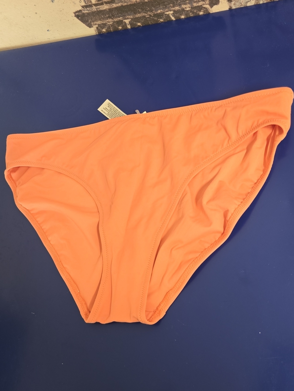 Women's Orange Swim Brief Bottom